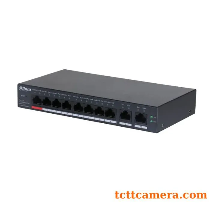 Switch PoE Cloud 10 port Dahua DH-CS4010-8ET-110