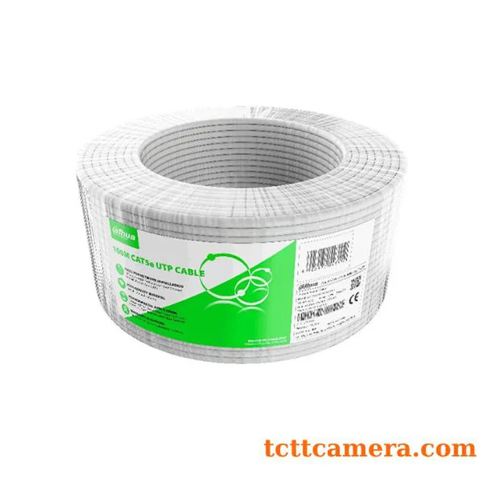 Cáp mạng UTP CAT5e lõi hợp kim 100m Dahua DH-PFM922I-5EUN-C-100