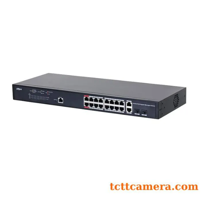 Switch PoE 16 port Dahua DH-PFS4218-16GT-230