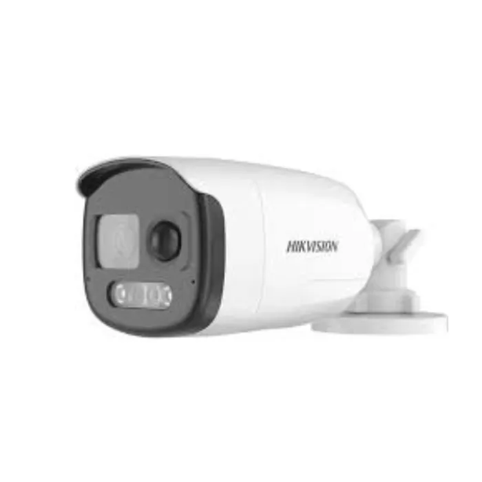 Camera ColorVu 2MP tích hợp còi đèn báo động & đàm thoại 2 chiều Hikvision DS-2CE12DF3T-PIRXOS