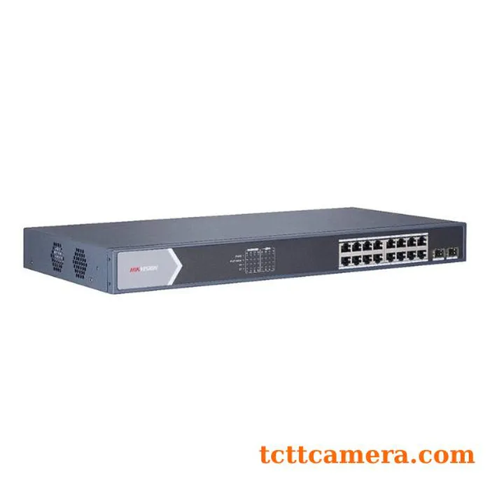 Switch cấp nguồn PoE 16 Port Gigabit Hikvision DS-3E0518P-E/M