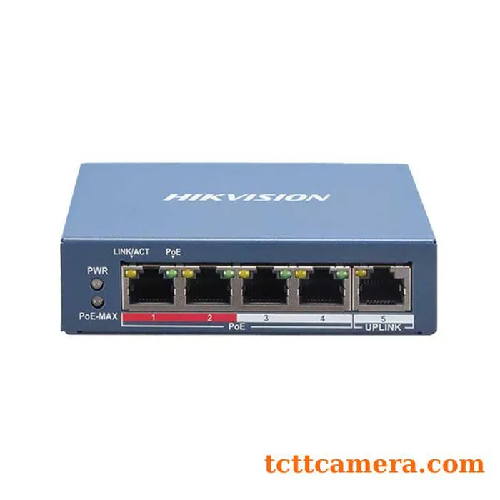 Switch POE 4 Port Hikvision DS-3E1105P-EI