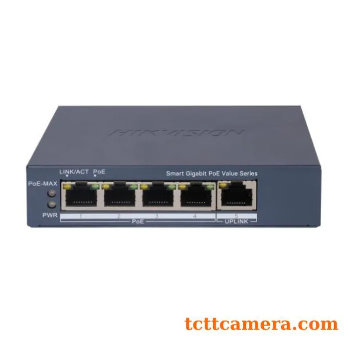 Switch PoE 4 Port Gigabit Hikvision DS-3E1505P-EI/M