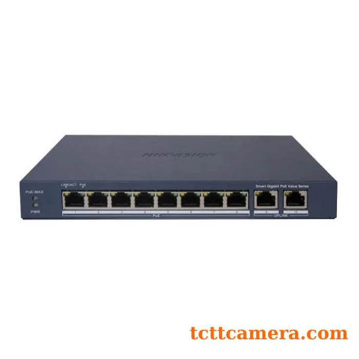 Switch PoE 8 Port Gigabit Hikvision DS-3E1510P-EI/M