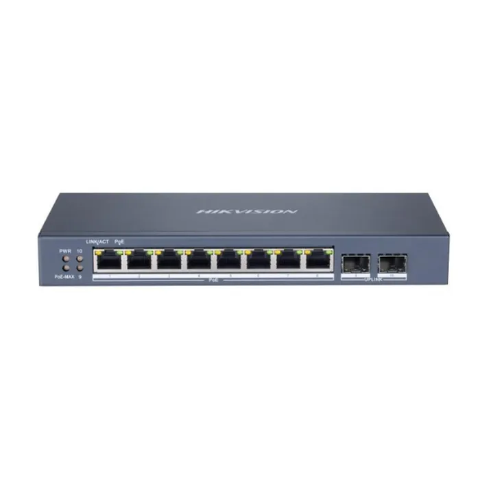 8 Port Gigabit Smart POE Switch Hikvision DS-3E1510P-SI