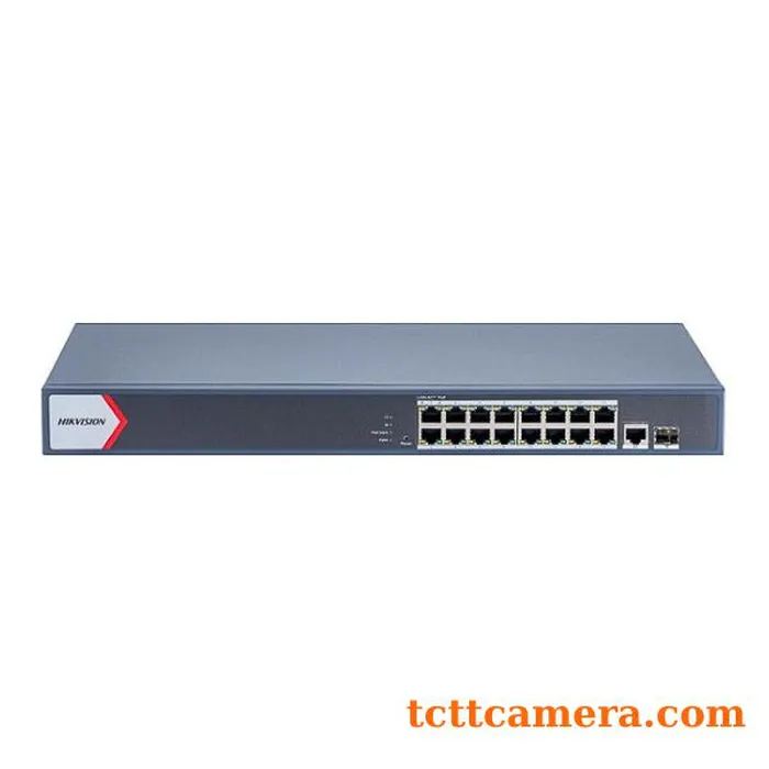 Switch PoE 16 Port Gigabit Hikvision DS-3E1518P-EI/M