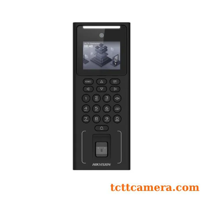 Máy chấm công nhận diện khuôn mặt + vân tay + Thẻ Hikvision DS-K1T321MFWX