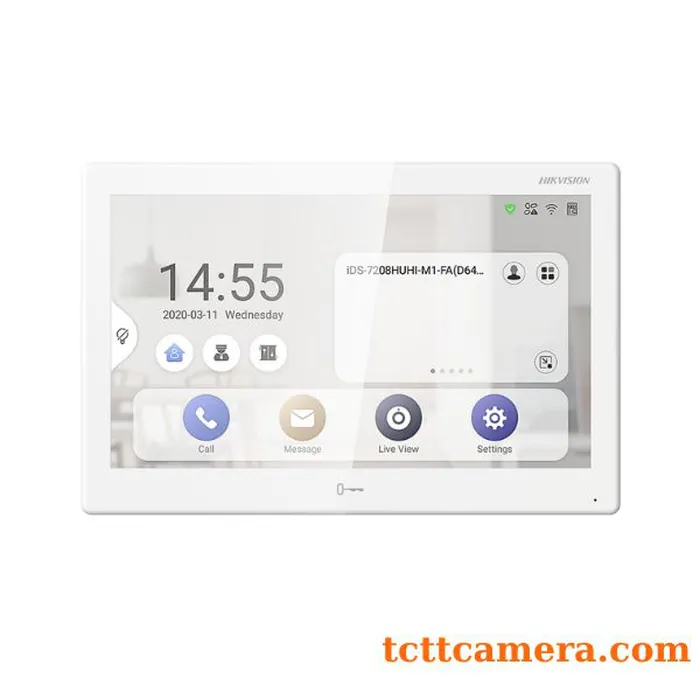 Màn hình căn hộ thông minh cao cấp chạy Androi Hikvision DS-KH9510-WTE1