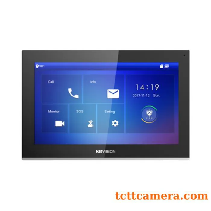 Màn hình IP PoE có dây 10 inch cho Villa / Nhà riêng / Căn hộ cá nhân Kbvision KX-VDP05HN