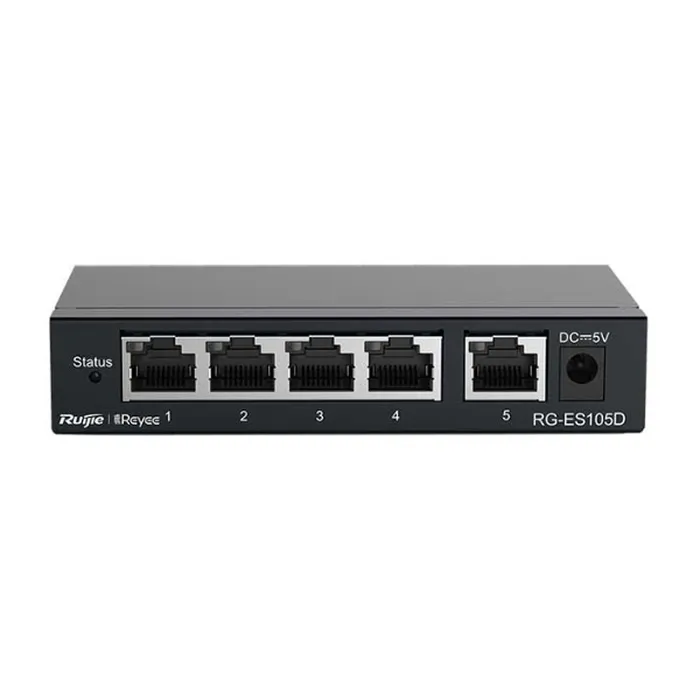 Unmanaged Switch 5 Cổng 10/100/100 BASE-T Ruijie RG-ES105GD