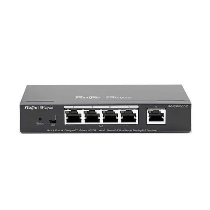 Ruijie Layer 2 Smart Managed PoE Switch 5 Cổng RG-ES205GC-P