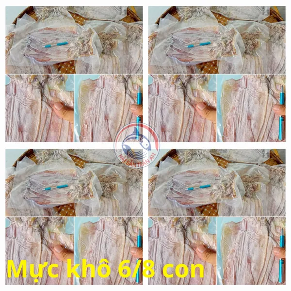 Mực khô 6/8 con Phú Quý