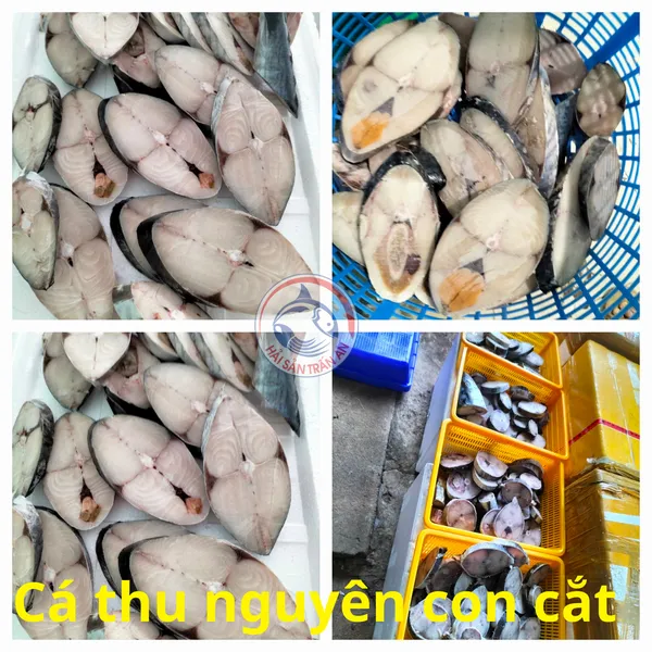Cá thu nguyên con cắt lát Phú Quý