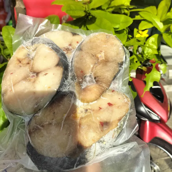 Cá thu nguyên con cắt lát Phú Quý