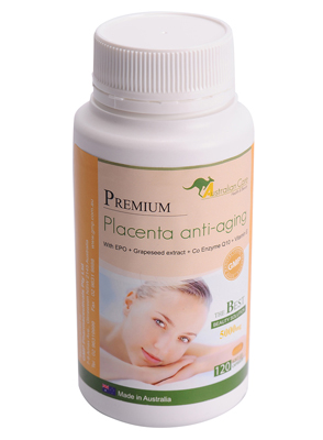 Viên uống nhau thai cừu Australiancare Premium Placenta Anti Aging