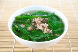 Rau chân vịt nấu tôm