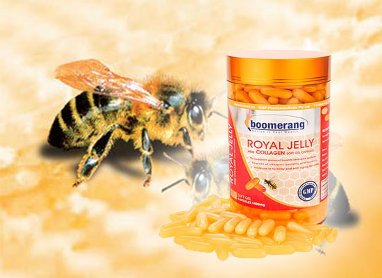 Sữa Ong Chúa Boomerang Royal Jelly and Collagen