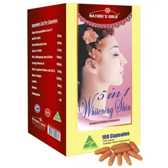 Viên uống trắng da Nature’s Gold 5 in 1 Whitening Skin
