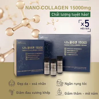 Nước uống Nano Collagen 15000mg (30 lọ/ hộp)