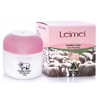 Kem trị nám, tàn nhang nhau cừu và mỡ cừu Leimei Lanolin Cream with Placenta