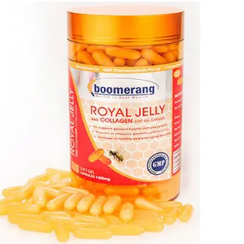 Sữa Ong Chúa Boomerang Royal Jelly and Collagen 1400 mg 120 viên