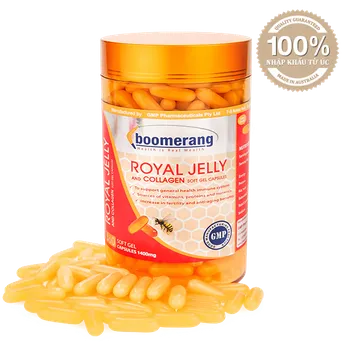 Sữa Ong Chúa Boomerang Royal Jelly and Collagen 1400 mg 360 viên