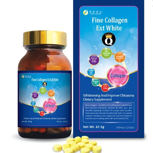 Viên Uống Trẻ Hóa Da Fine Collagen Ext White Q