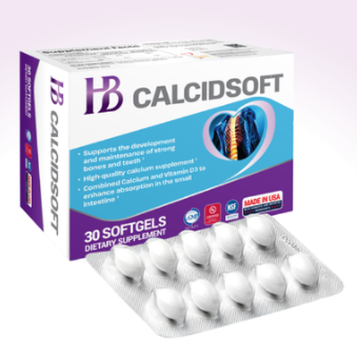 HB Calcidsoft 30 viên – Viên uống bổ sung Canxi và Vitamin D3
