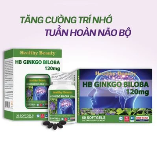 TPBVSK Healthy Beauty HB Ginkgo Biloba 120mg 30 viên