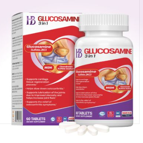 HB Glucosamine 3 In 1 60 viên – Hỗ trợ chăm sóc sức khỏe xương khớp