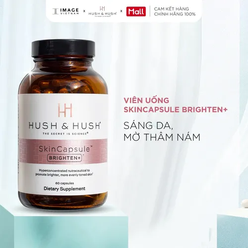 Viên uống làm sáng da Hush & Hush Skin Capsule Brighten+