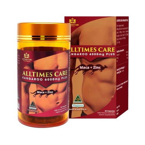 Alltimes Care Kangaroo 6000mg Plus 30 Viên – Hỗ Trợ Tăng Cường Sinh Lực Nam Giới