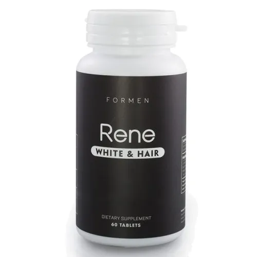 Viên uống trắng da, mọc tóc dành cho nam Rene White & Hair For Men