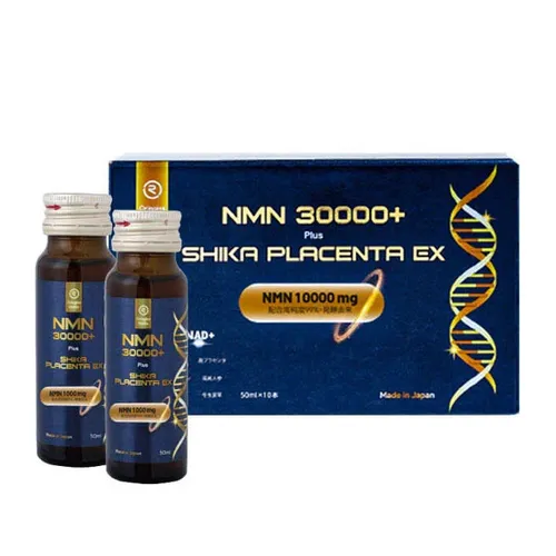 Nước uống tế bào gốc nhau thai huơu N.MN 30000+ Plus Shika Placenta EX