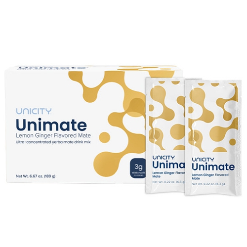 Bột uống Unicity Unimate Lemon Ginger Flavored Mate 30 gói
