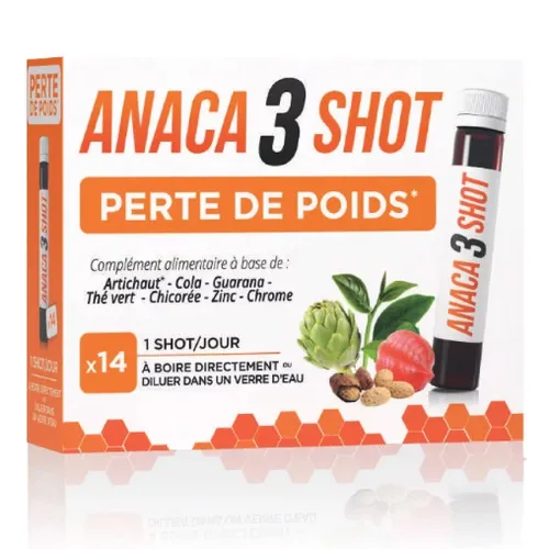 Thực phẩm giảm cân Anaca3+ Shot Perte De Poids