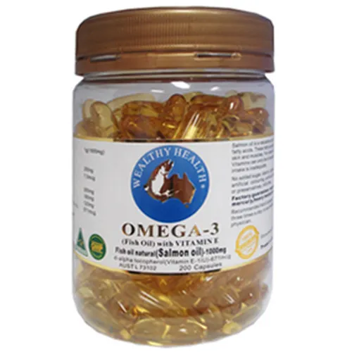 Dầu cá hồi Wealthy Health Wild Omega-3 200 viên