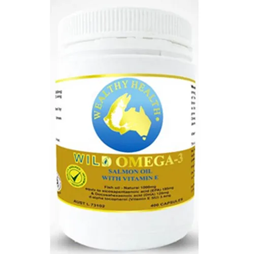 Dầu cá hồi Wealthy Health Wild Omega-3 400 viên