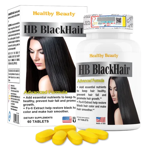 Viên Uống Giảm Gãy Rụng và Đen Tóc HB Black Hair Healthy Beauty