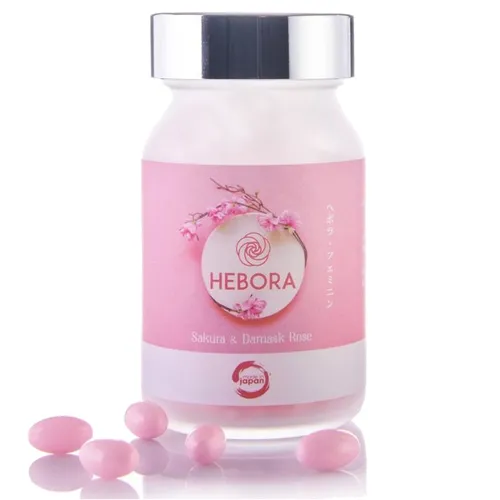 Viên uống tỏa hương Hebora Sakura & Damask Rose