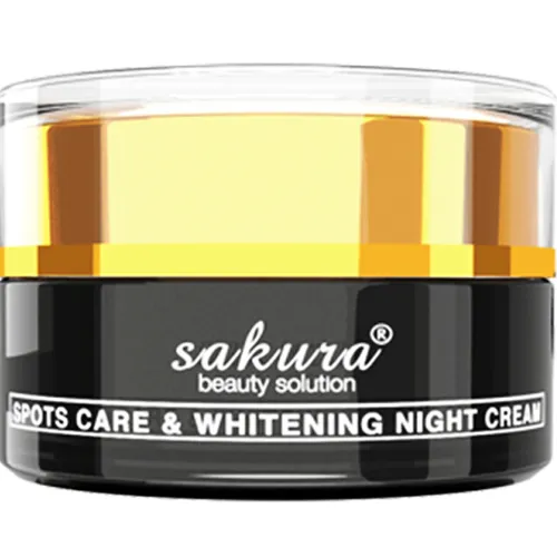 Kem Dưỡng Trị Nám Ban Da Đêm Sakura Spot Care & Whitening Night Cream