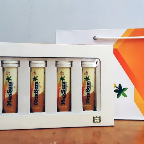 Viên sủi hồng sâm MAXSAM (Hộp 5 chai)