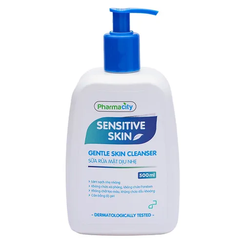 Sữa rửa mặt Pharmacity Sensitive Skin Cleanser (500ml)