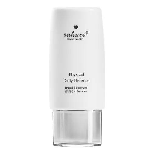 Nhũ tương chống nắng vật lý Sakura Physical Daily Defense SPF 50+ PA++++