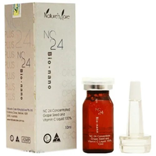 Tinh Chất Hạt Nho Và Vitamin C 100% Nature's Care NC24 Bio-nano 10ml