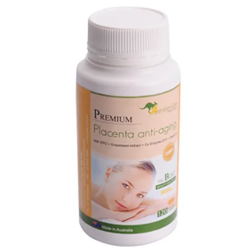 Viên nhau thai cừu Australiancare Premium Placenta Anti Aging 60 viên