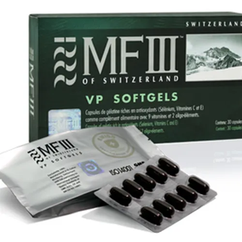 Viên noãn thực vật MFIII of Switzerland VP Softgels