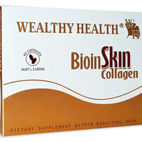 Viên uống đẹp da Wealthy Health Bioinskin Collagen 60 viên