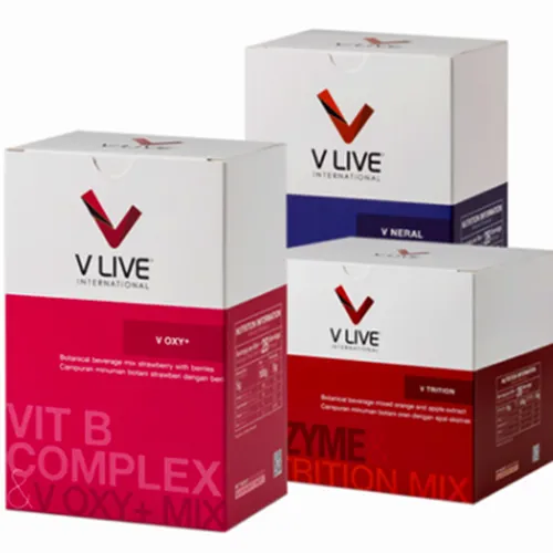 Bộ 3 sản phẩm VLIVE INTERNATIONAL V-OXY+, V-TRITION, V-NERAL