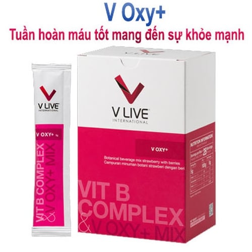 VLive International V-OXY+ – Bột uống bổ sung chất chống oxy hóa và vitamin